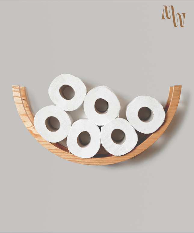 Crescent Toilet Paper Holder