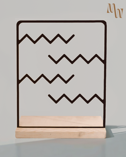 Zigzag Jewelry Display Organizer