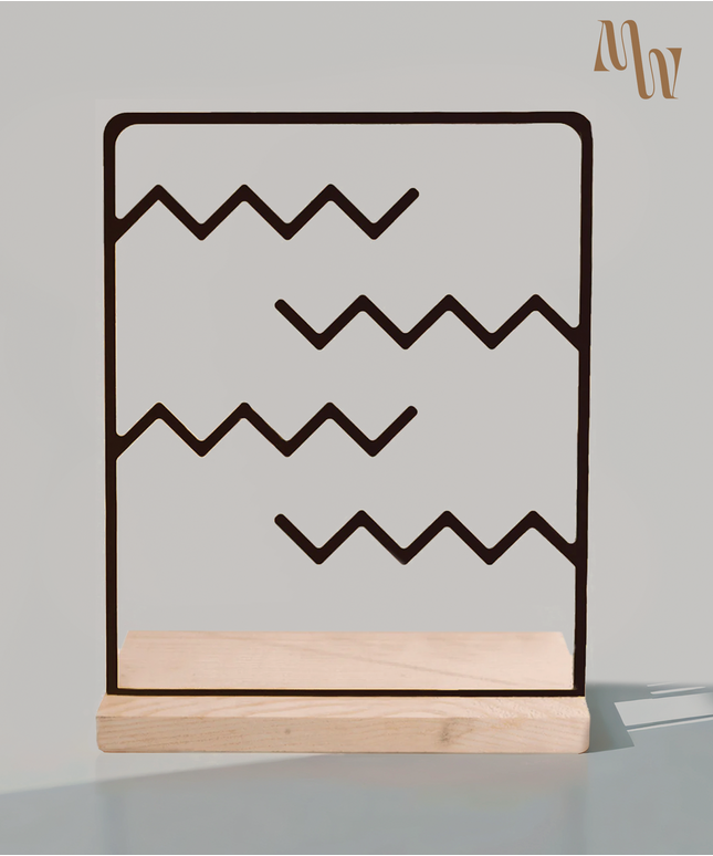 Zigzag Jewelry Display Organizer