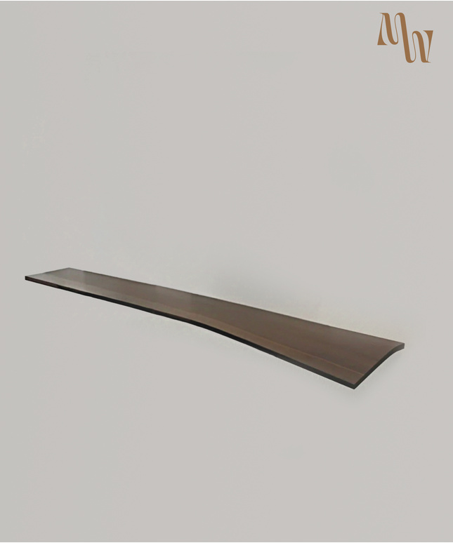 Curved-Edge Wooden Shelf | 3 sizes